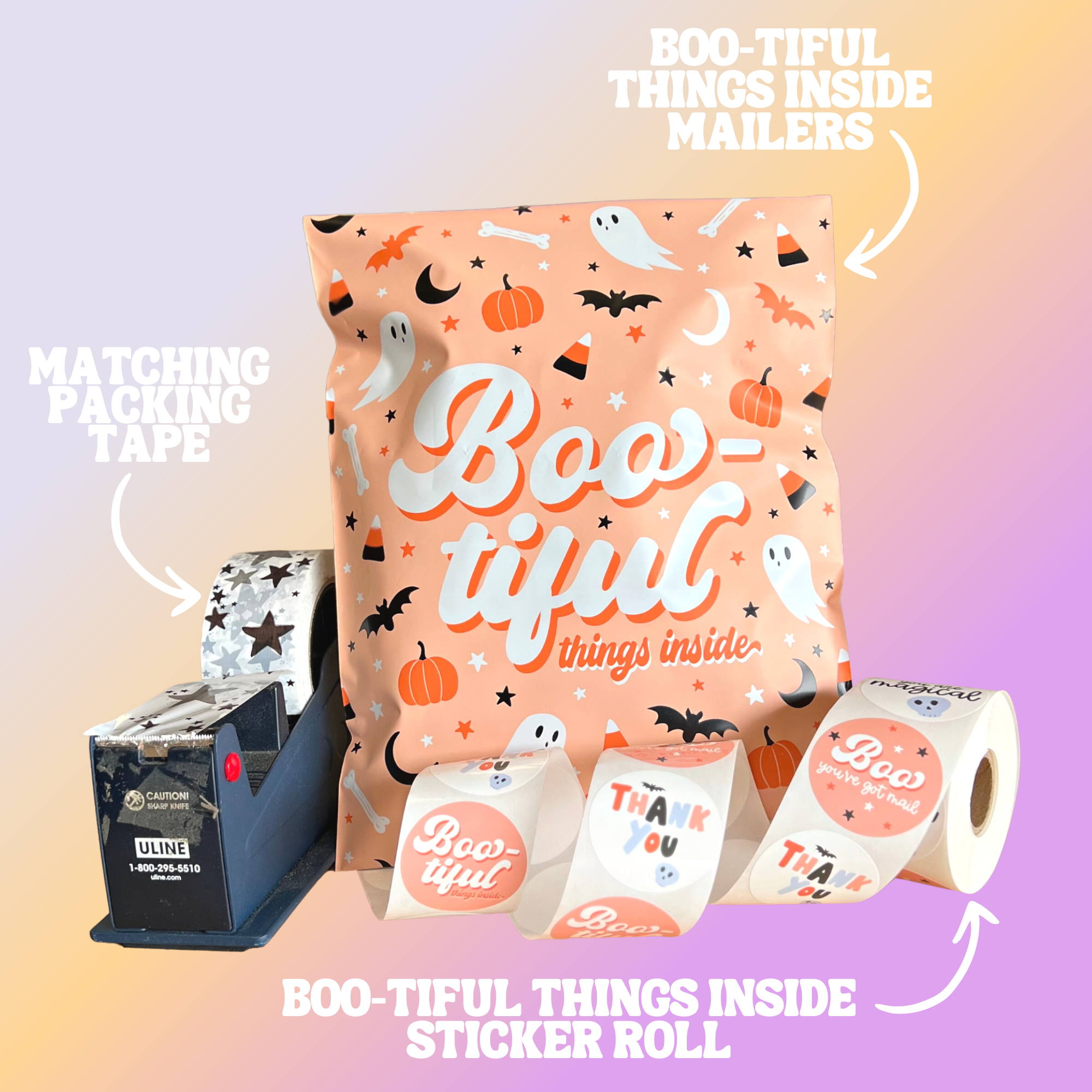 ⭐️IMPERFECT ⭐️ Boo-Tiful Things Inside Poly Mailer