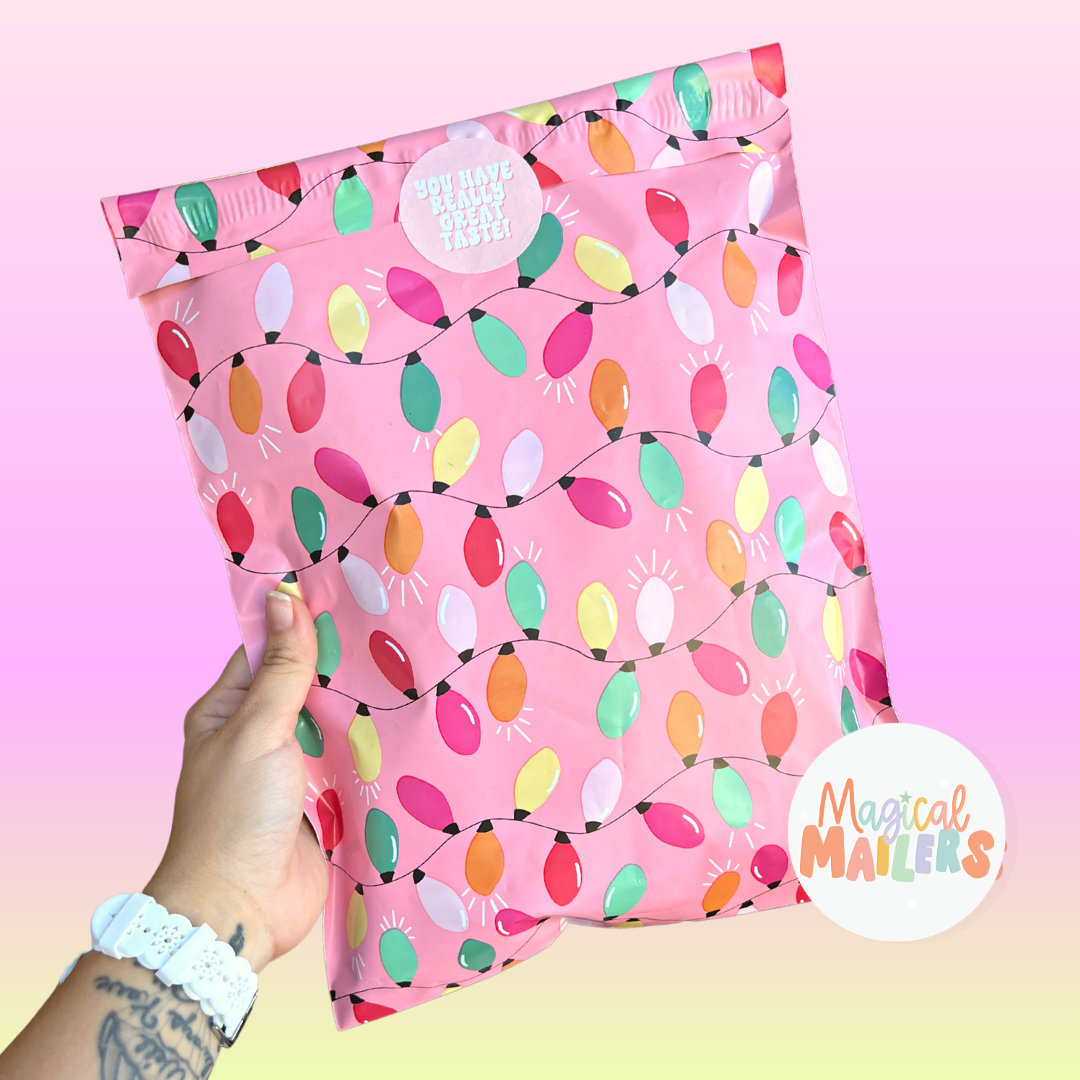 10x13" Pink Christmas Variety Pack (100ct)