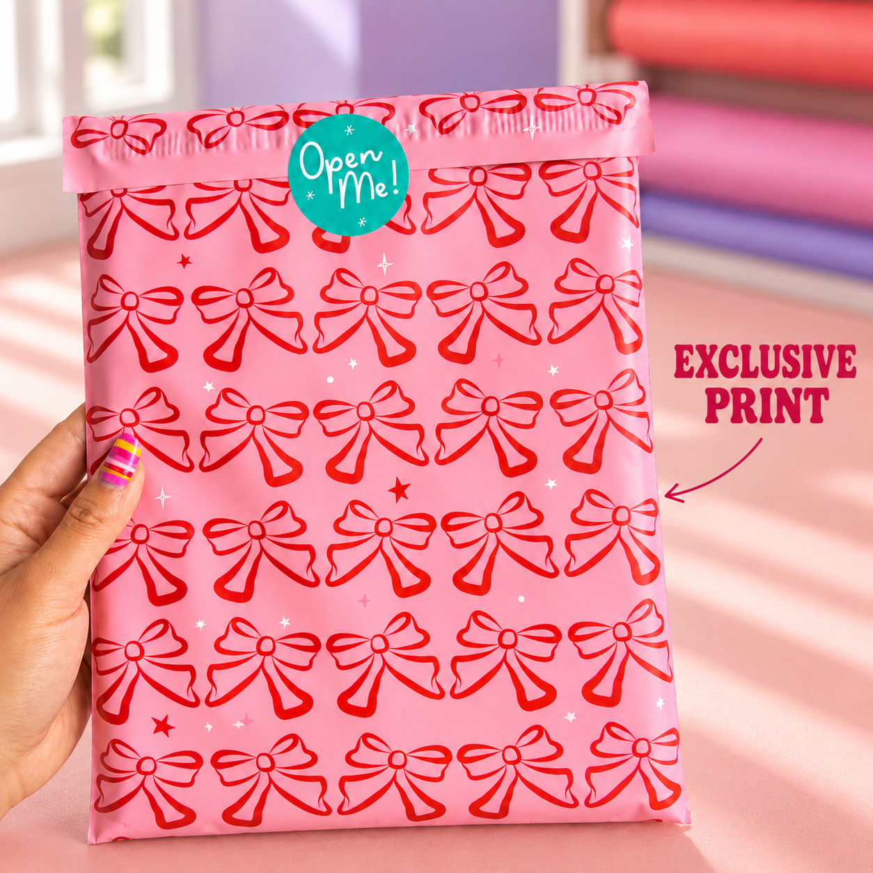 Pretty in Red Poly Mailer