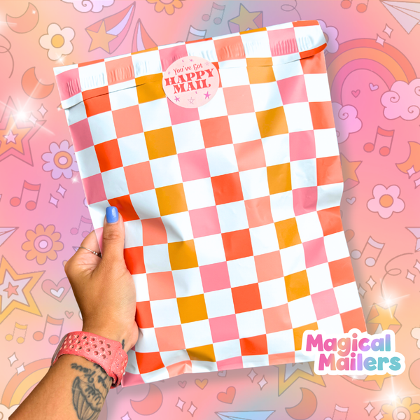 Fall Checkered Poly Mailer