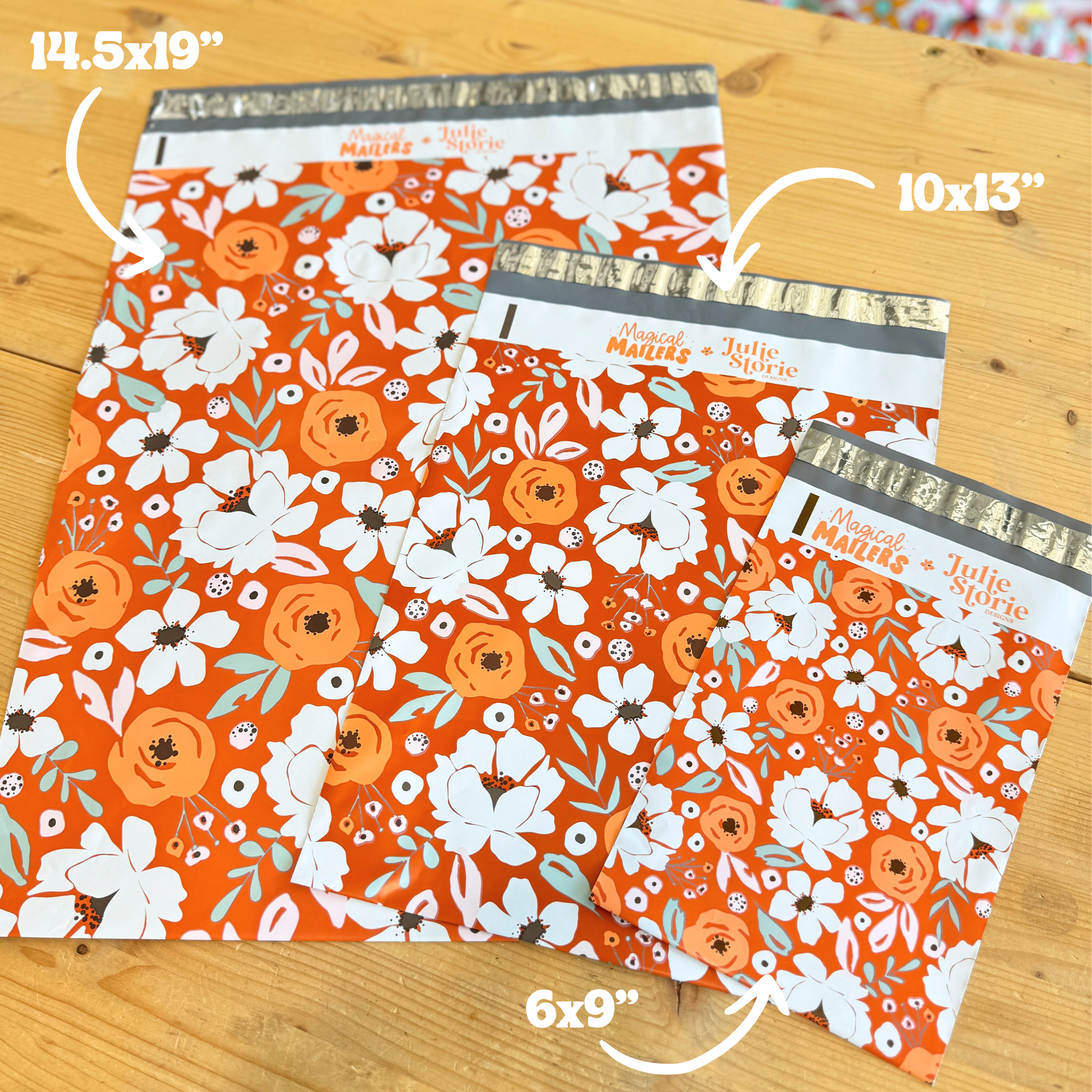 Fall Flirty Floral Poly Mailer