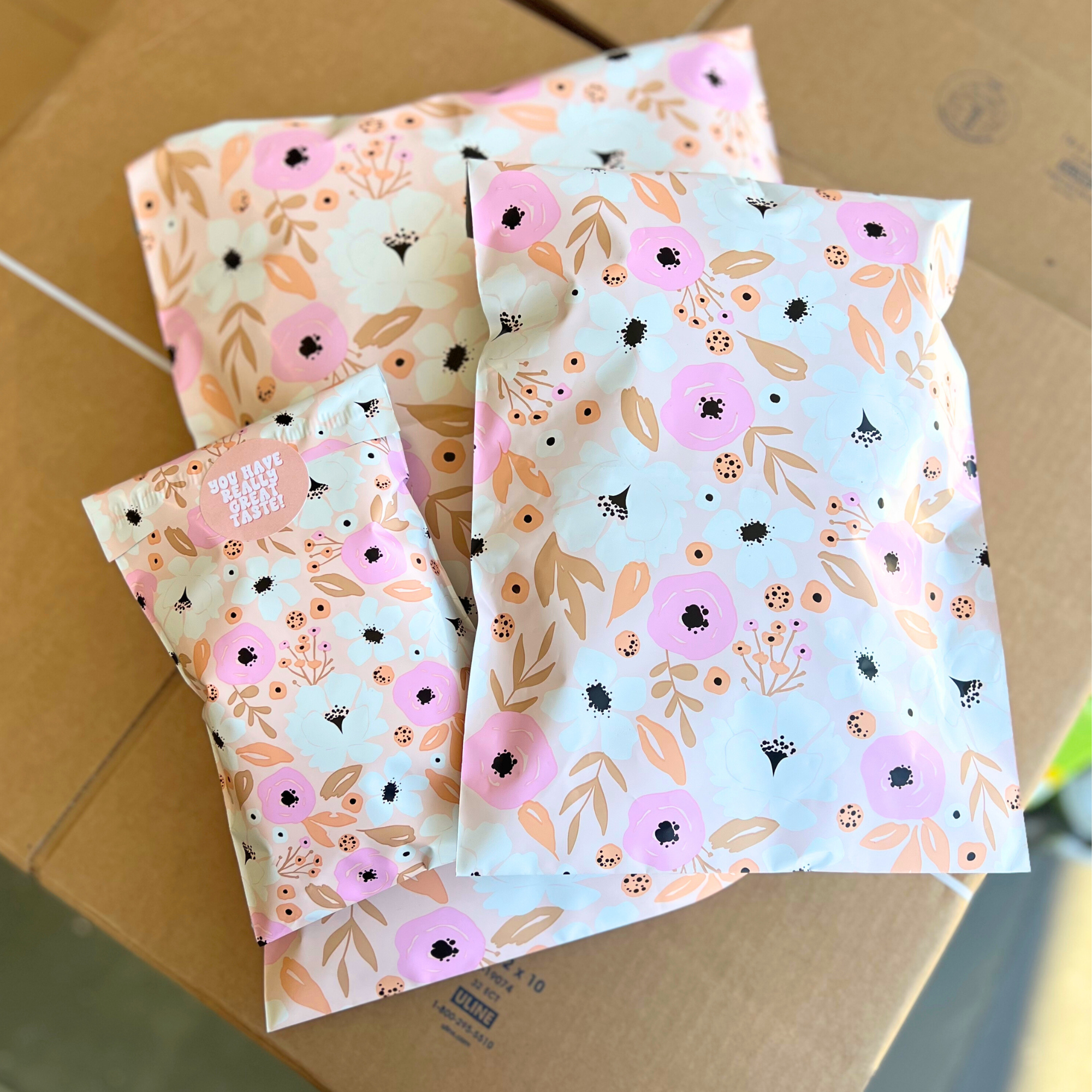 Flirty Floral Poly Mailer