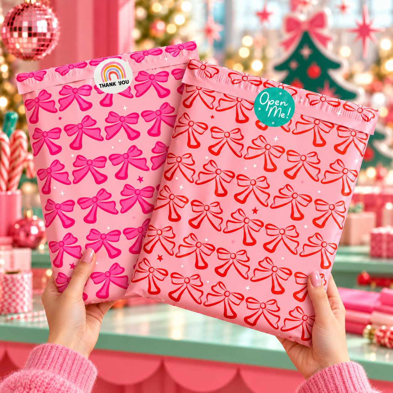 Pretty in Pink Poly Mailer