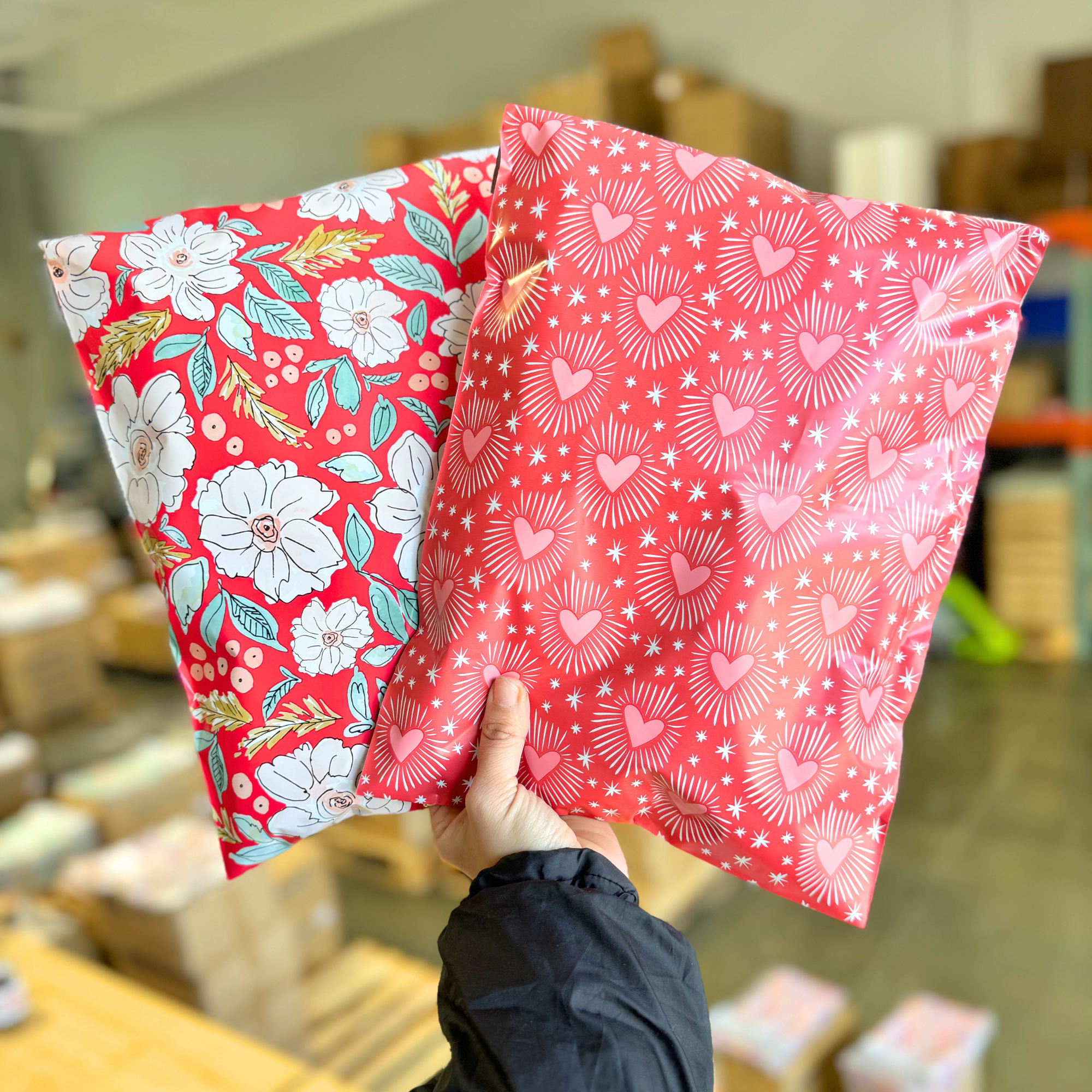 Indy Bloom Red Poly Mailer