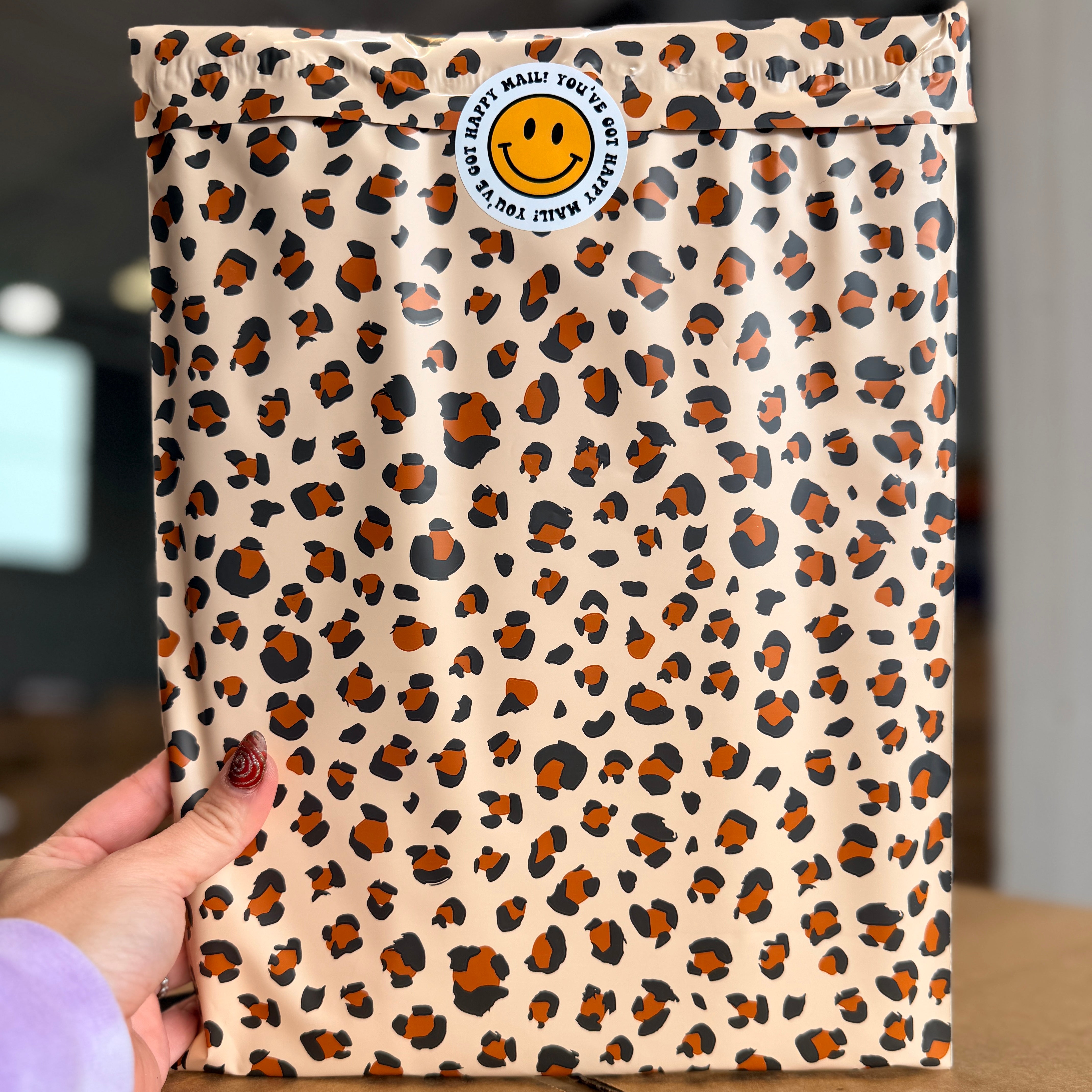 10x13" Leopard Poly Mailer