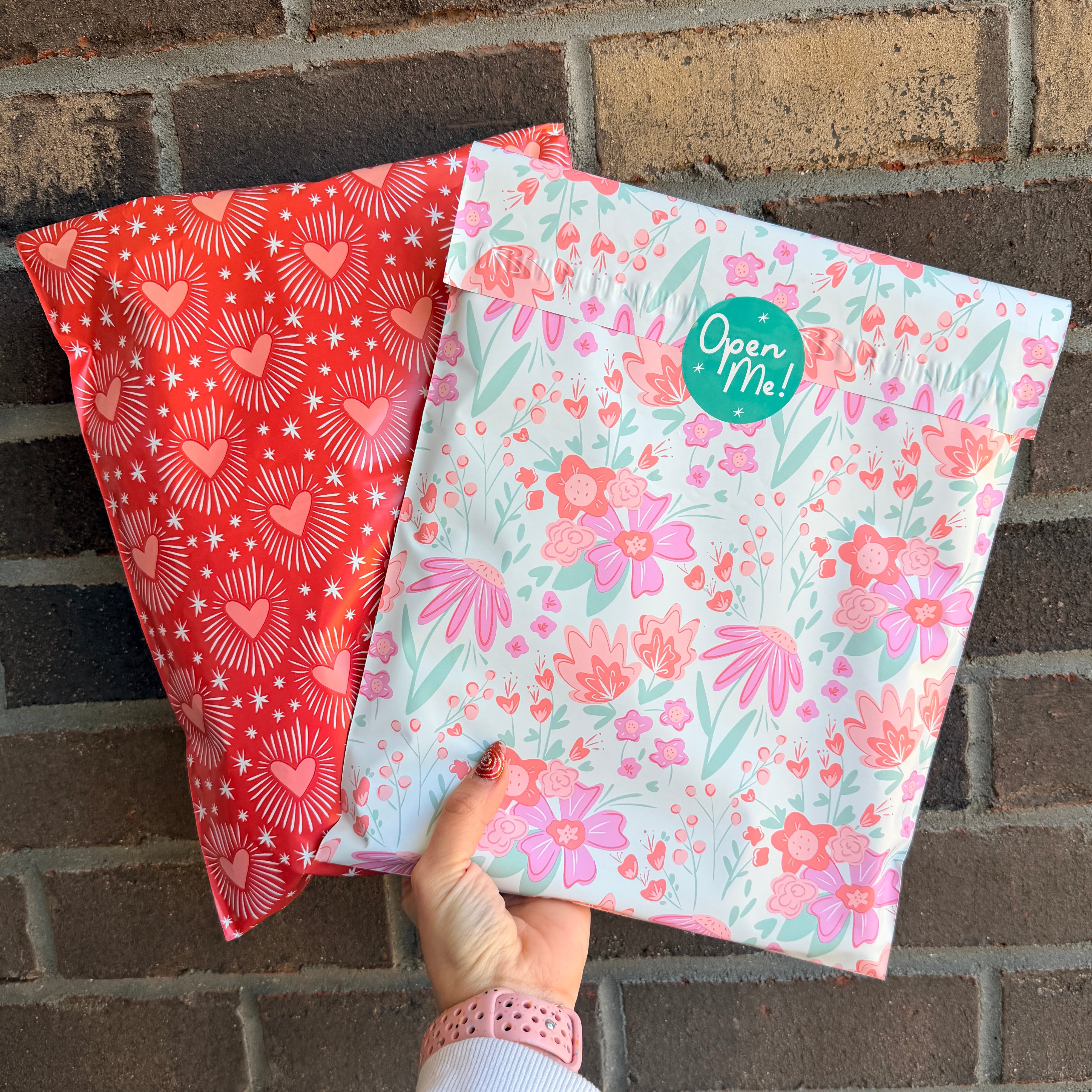 10x13" Blissful Floral Poly Mailer