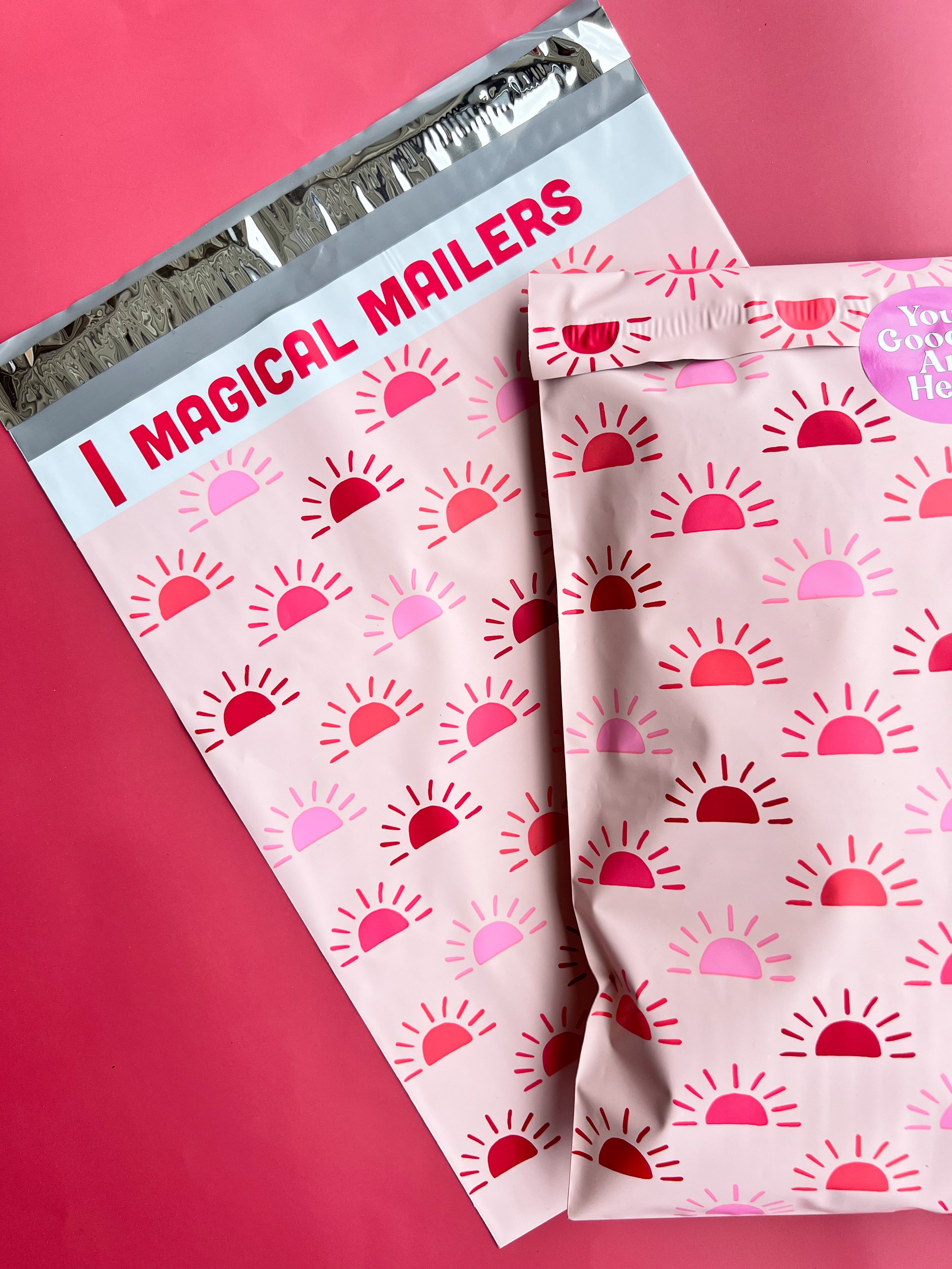 ⭐️IMPERFECT⭐️ Sending Sunshine (PINK) Poly Mailer