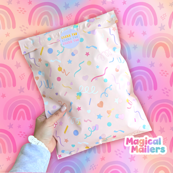Cue the Confetti Poly Mailer
