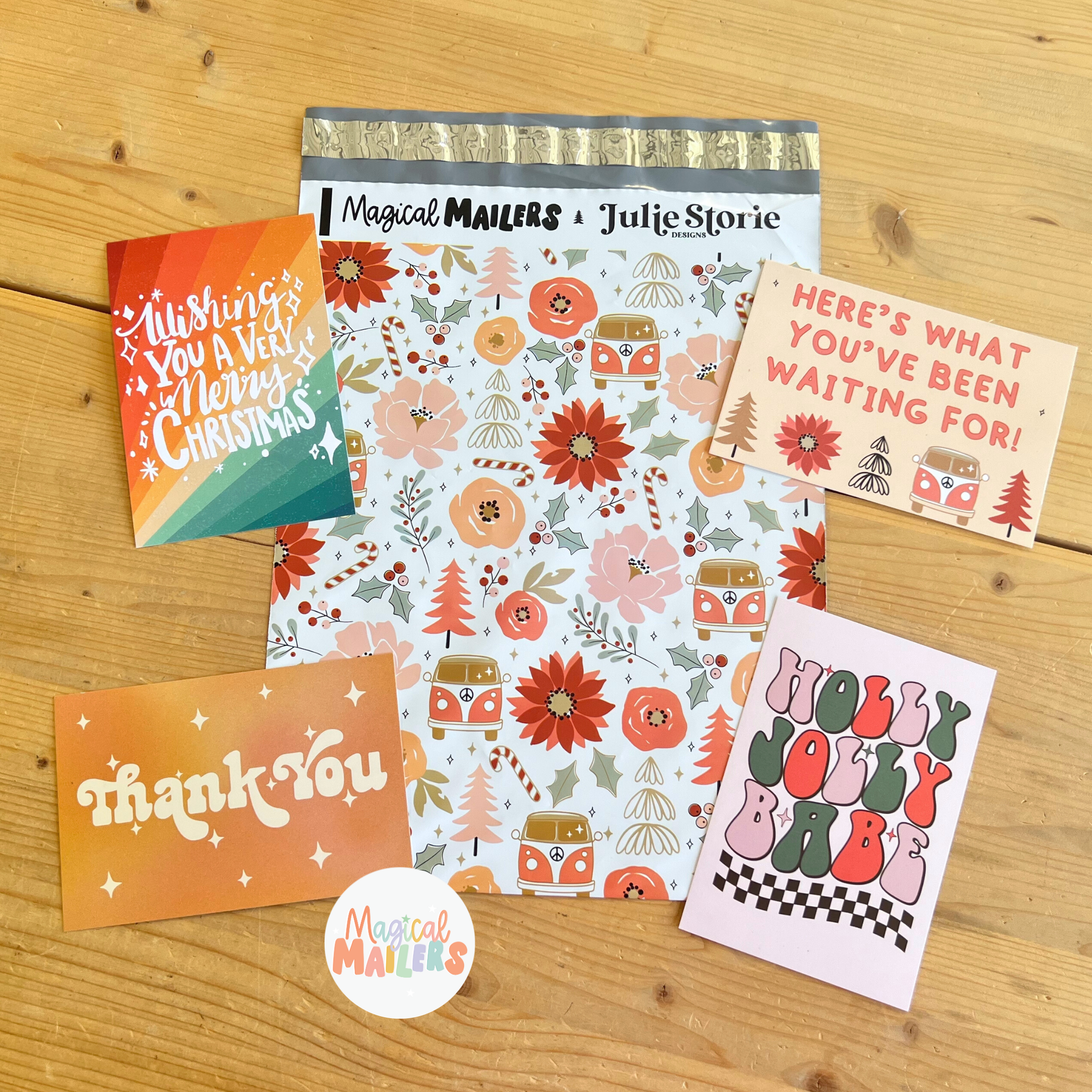 Neutral Holiday Insert Card Variety Pack