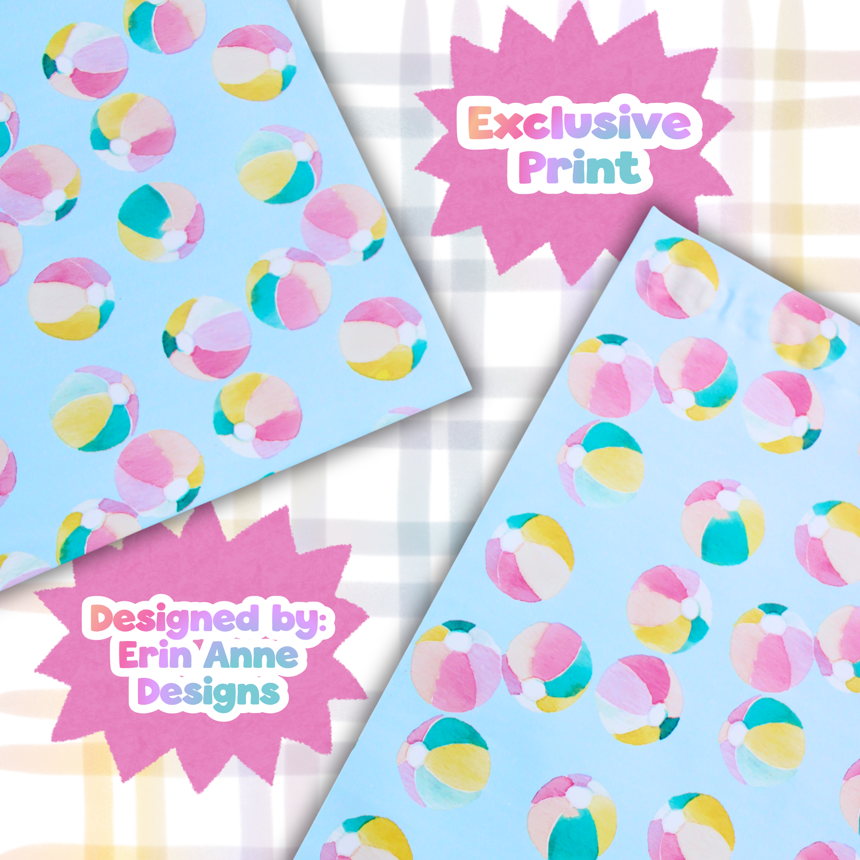 6x9" Beach Balls Poly Mailer