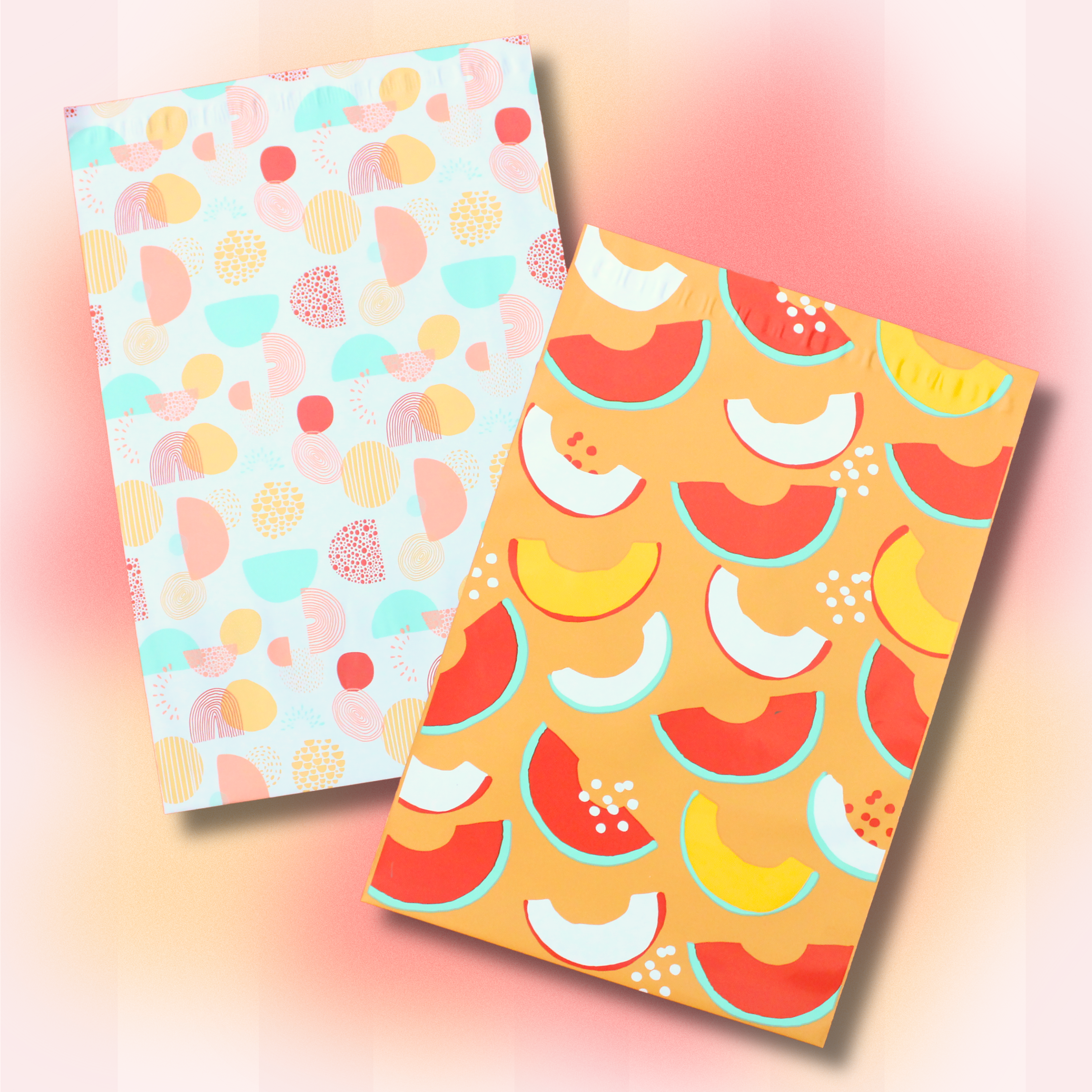 6x9" Peachy Slices Poly Mailer