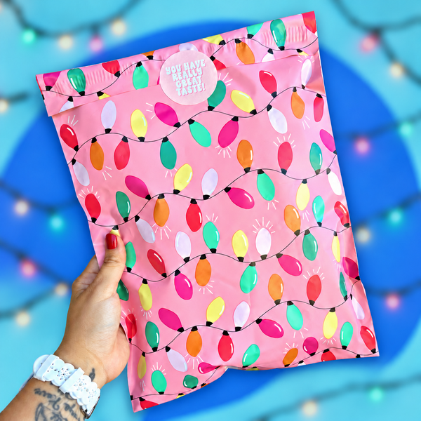 Christmas Lights Poly Mailer