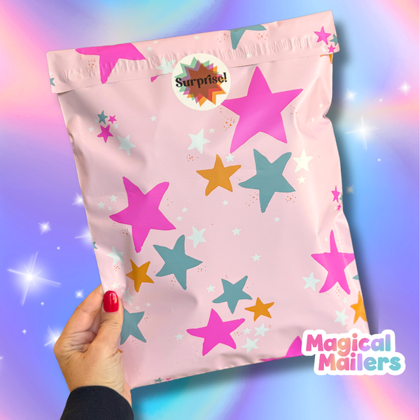 Pink Stardust Poly Mailer