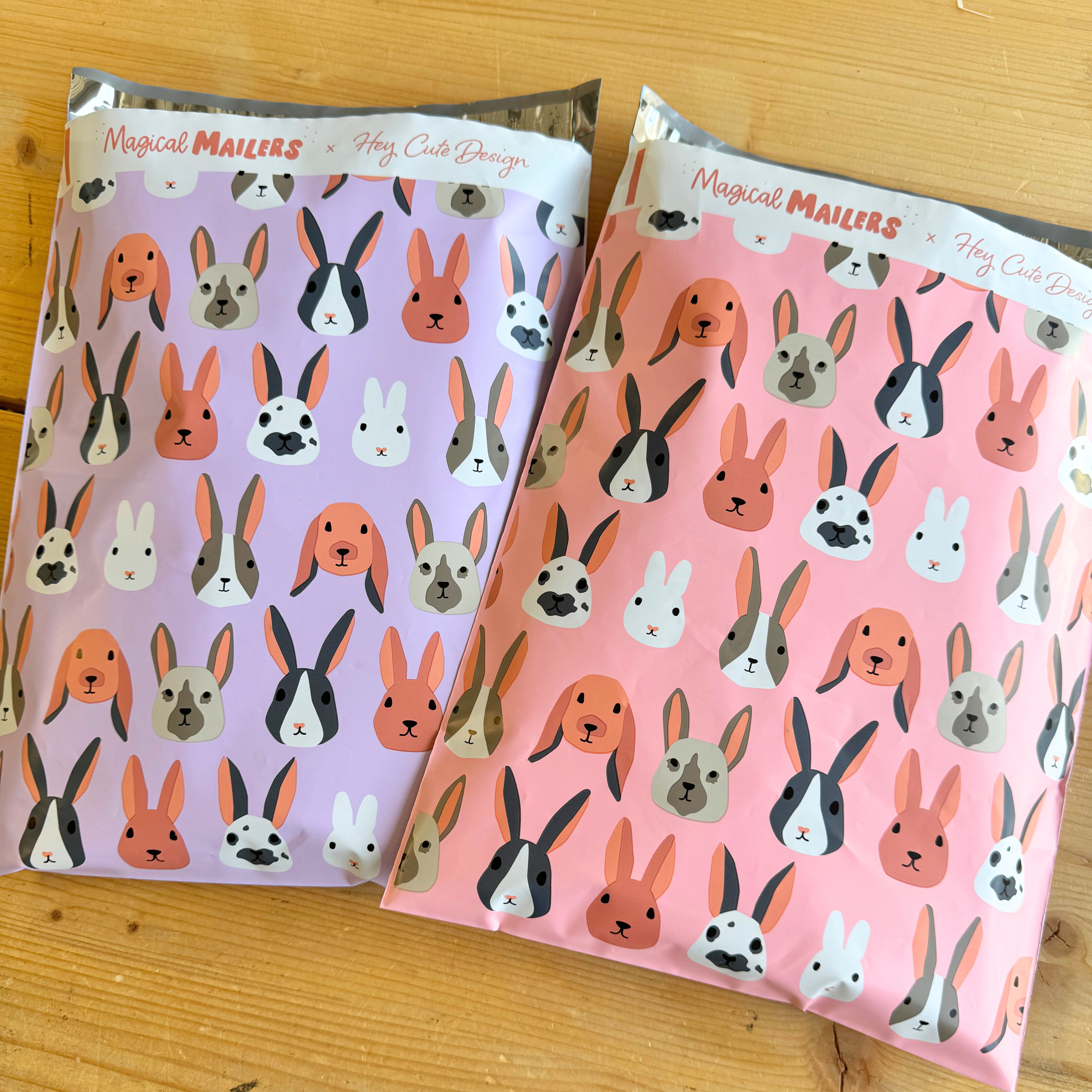 Cottontail Cuties (Purple) Poly Mailer