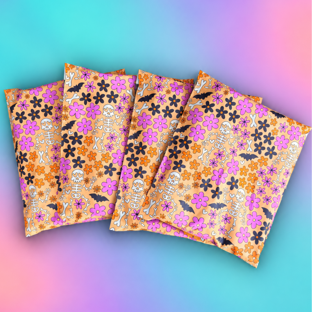 10x13" Ditsy Halloween Poly Mailer