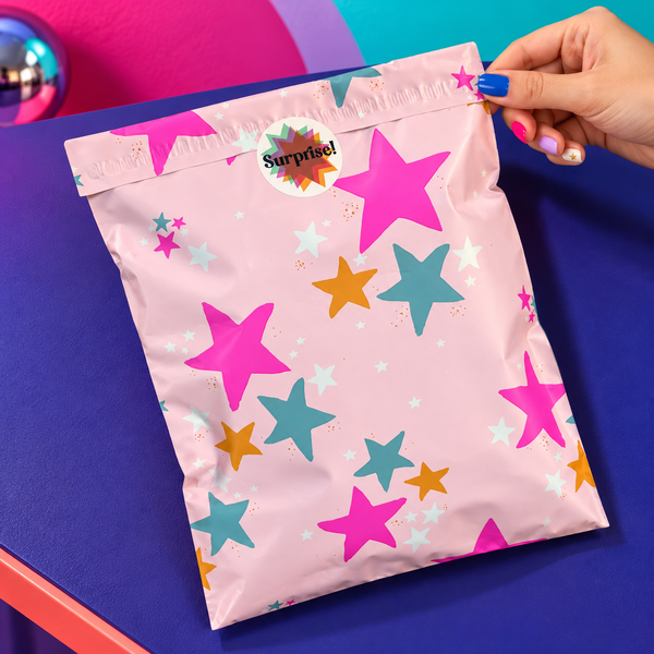 Pink Stardust Poly Mailer