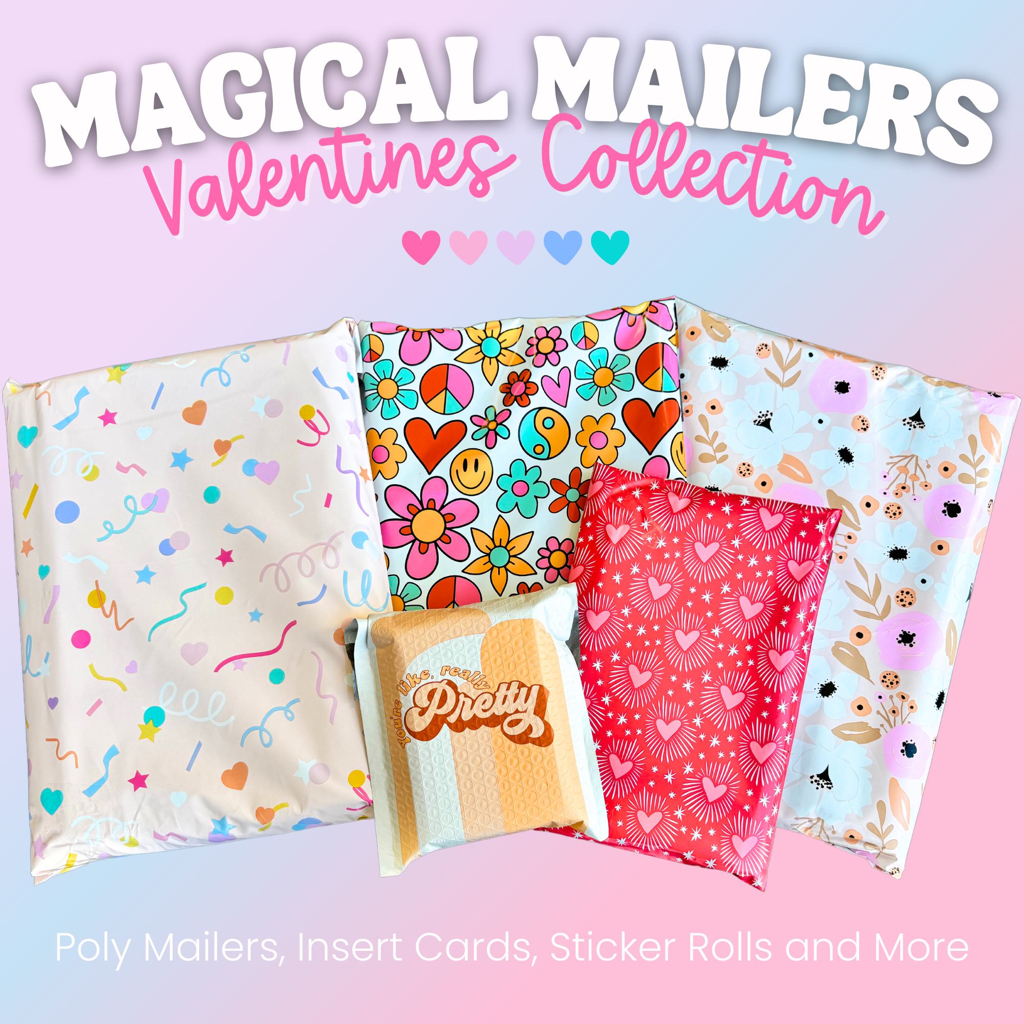 ⭐️IMPERFECT⭐️ Cue the Confetti Poly Mailer