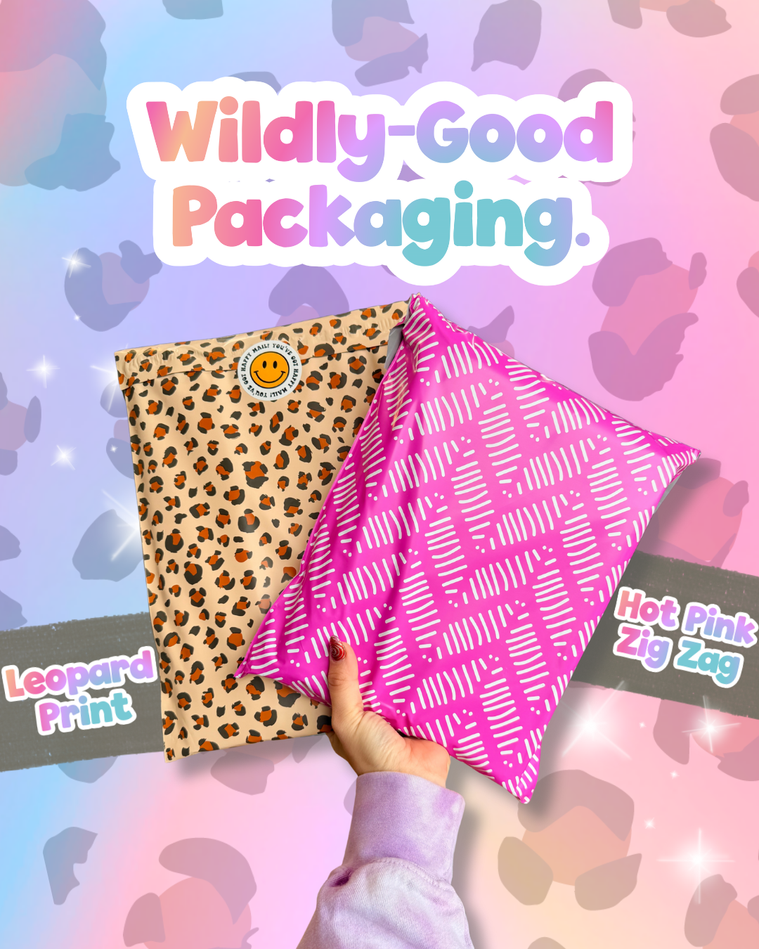 10x13" Leopard Poly Mailer