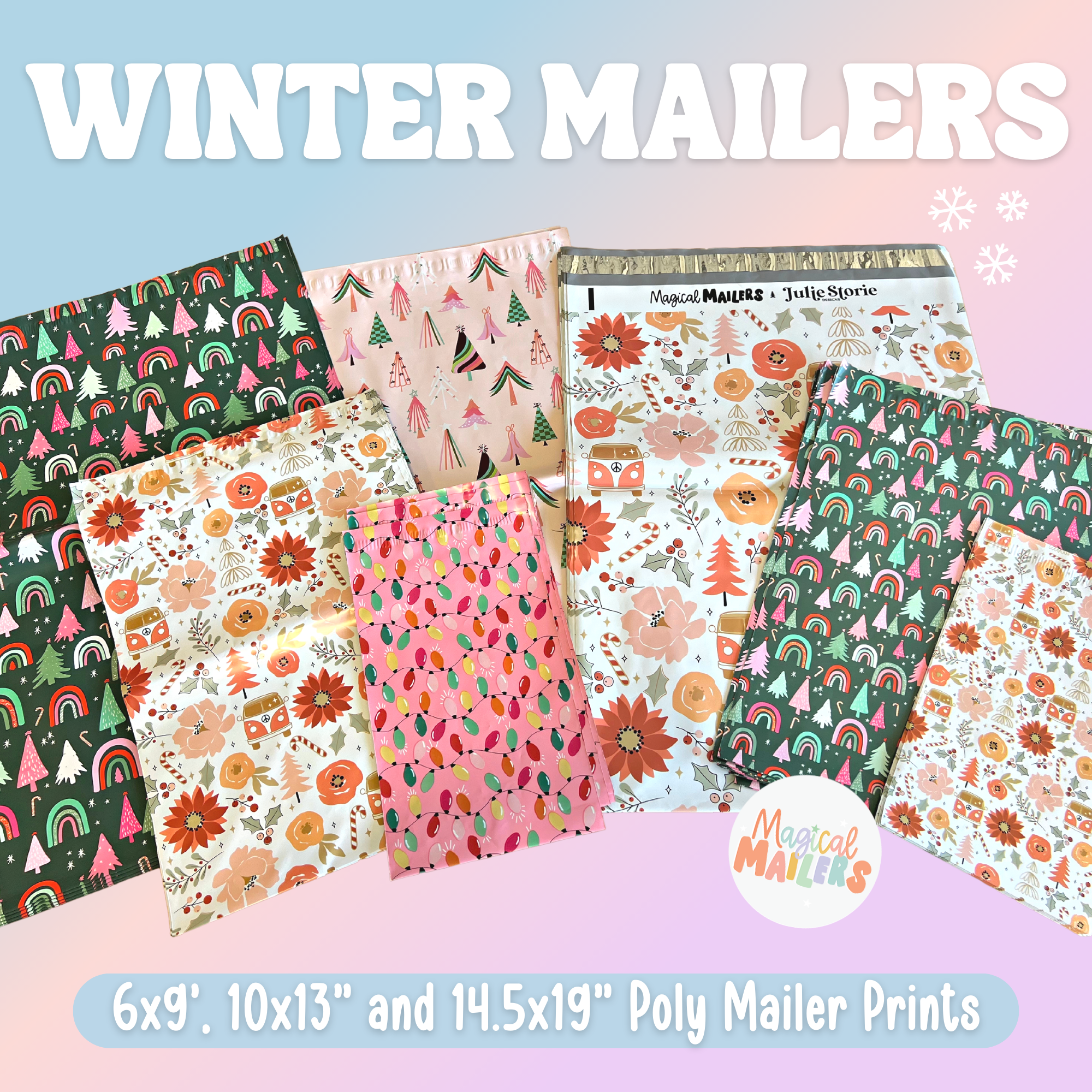 Festive Forest Poly Mailer