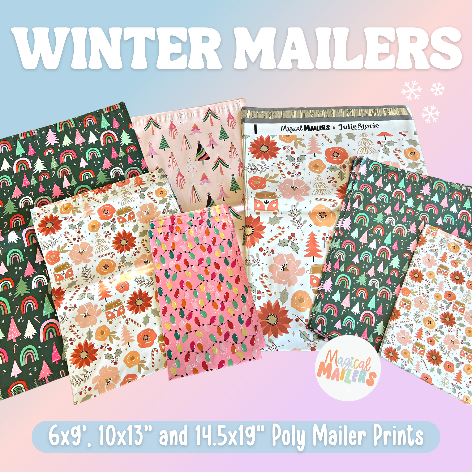 ⭐️IMPERFECT ⭐️ Jingle Bug Poly Mailer