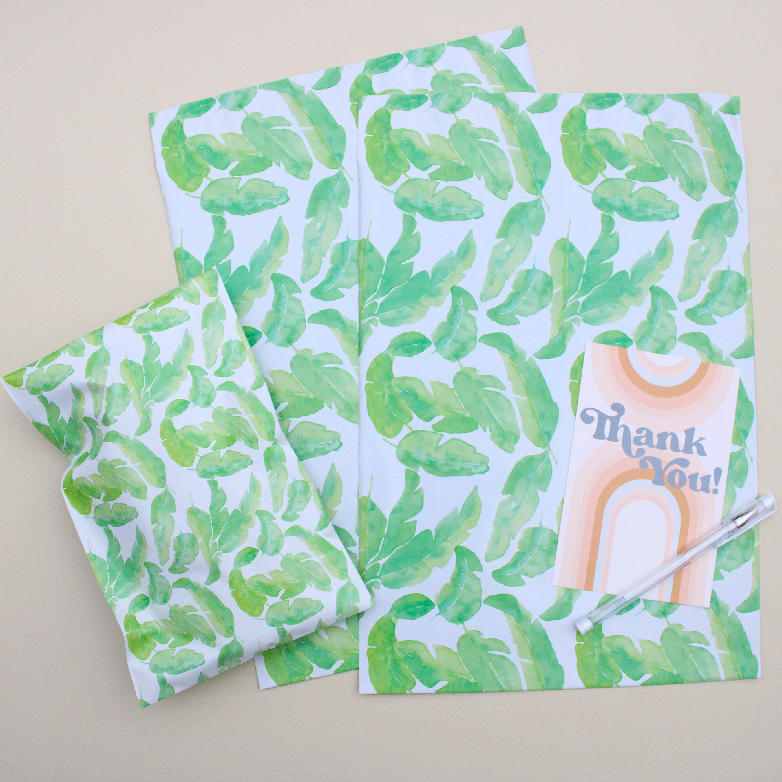⭐️IMPERFECT⭐️ Banana Leaf Poly Mailer - Magical Mailers