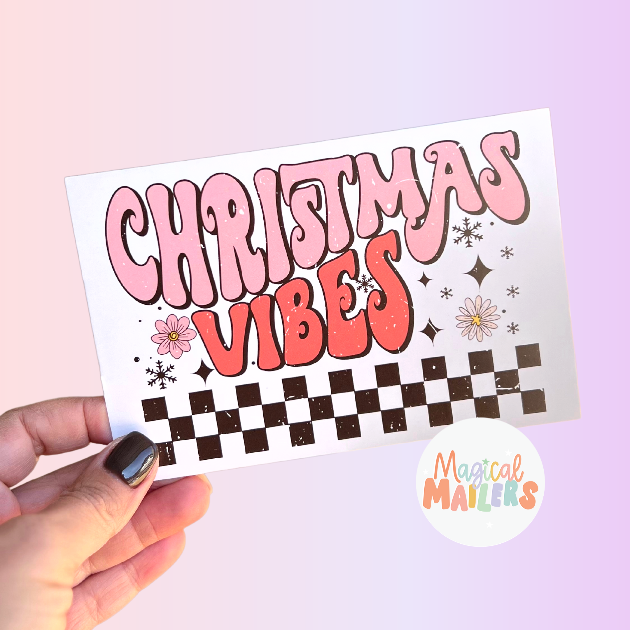"Christmas Vibes" Insert Card