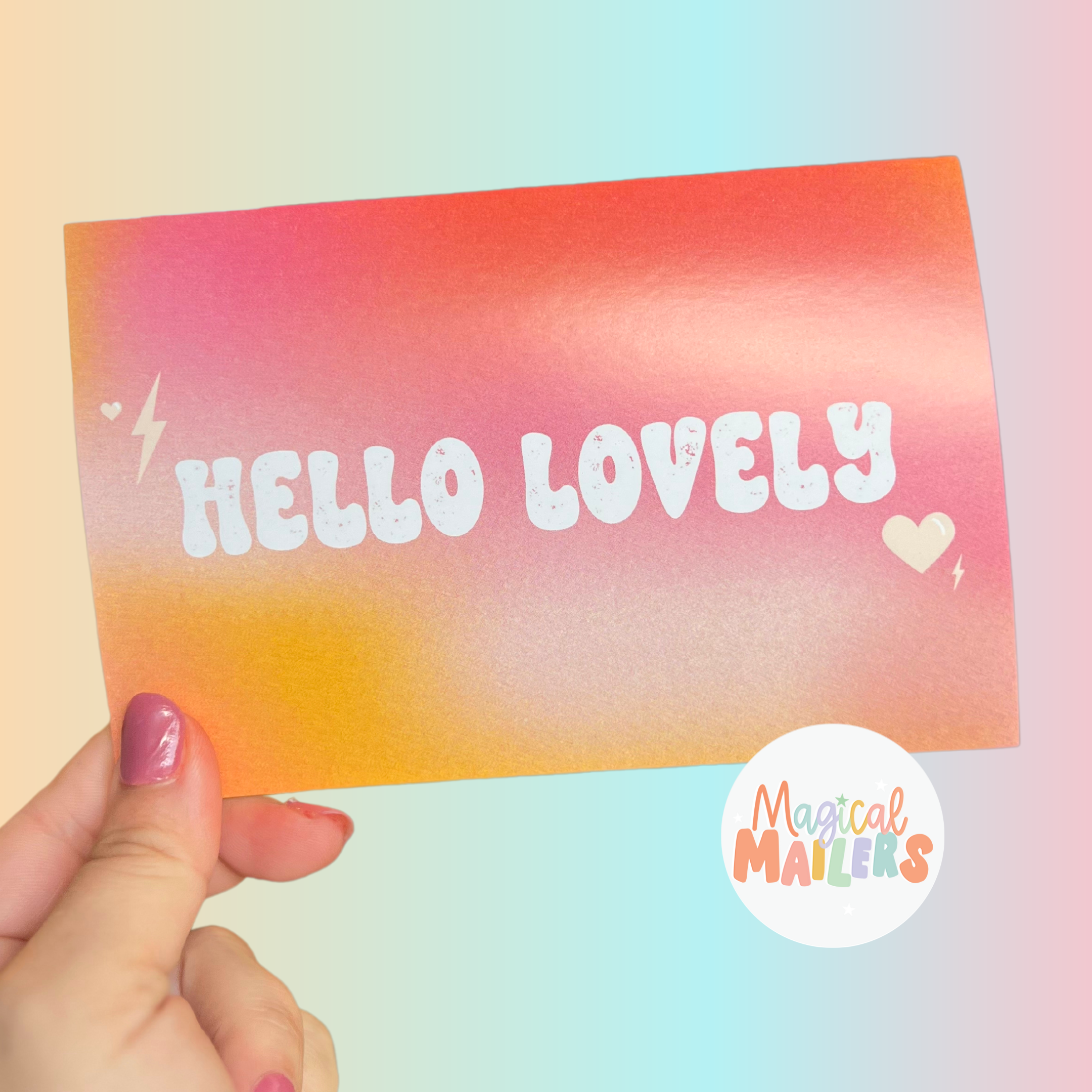 "Hello Lovely" Insert Card