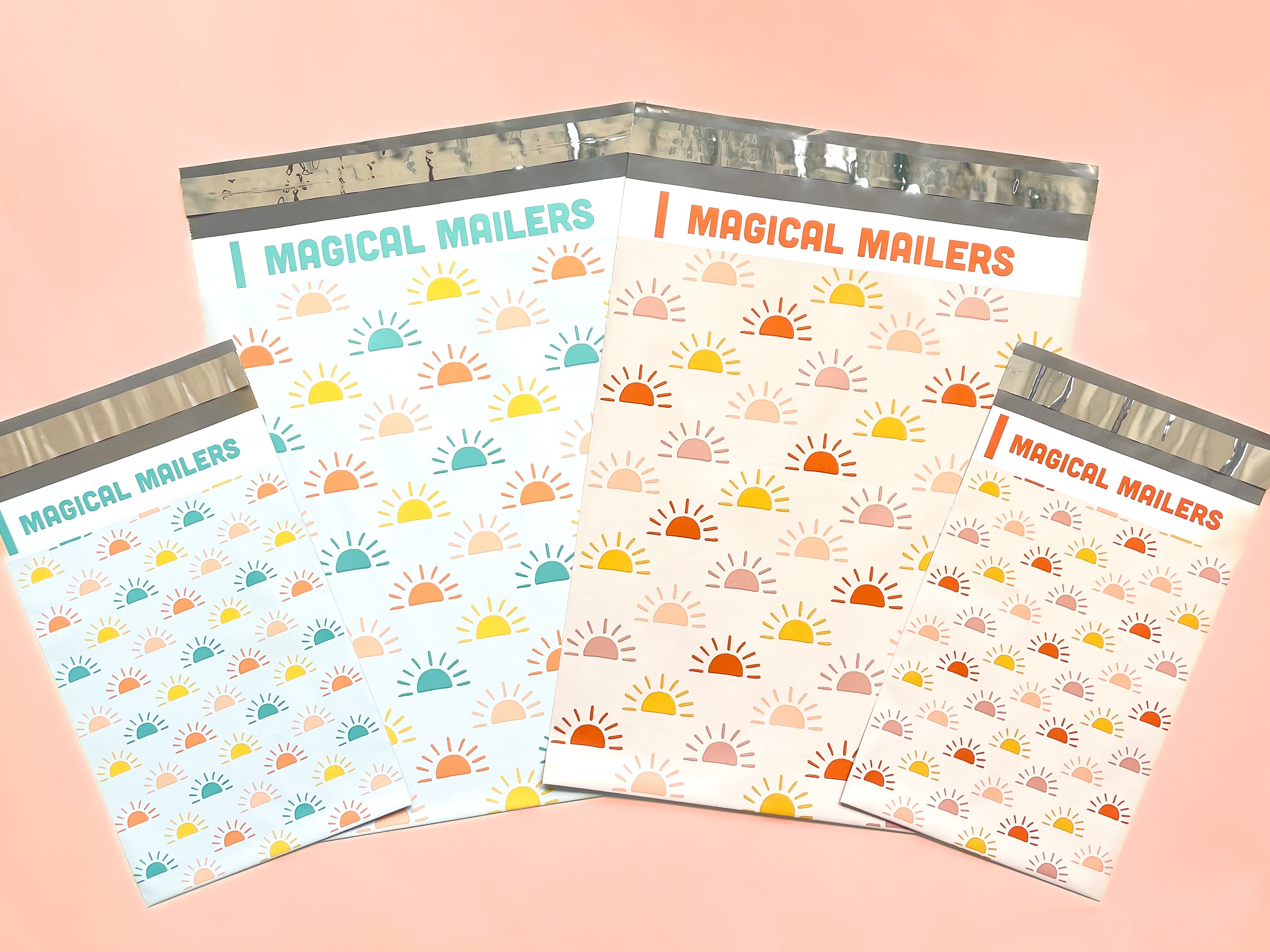 ⭐️IMPERFECT⭐️ Sending Sunshine (BLUE) Poly Mailer - Magical Mailers