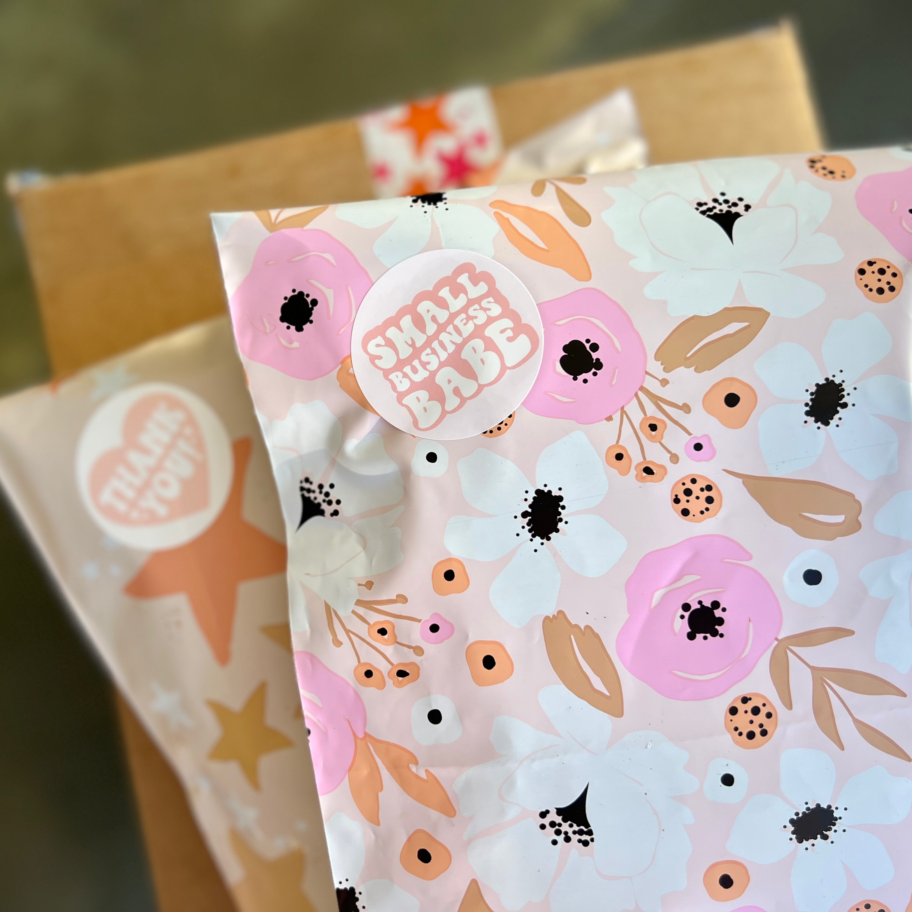 Flirty Floral Poly Mailer