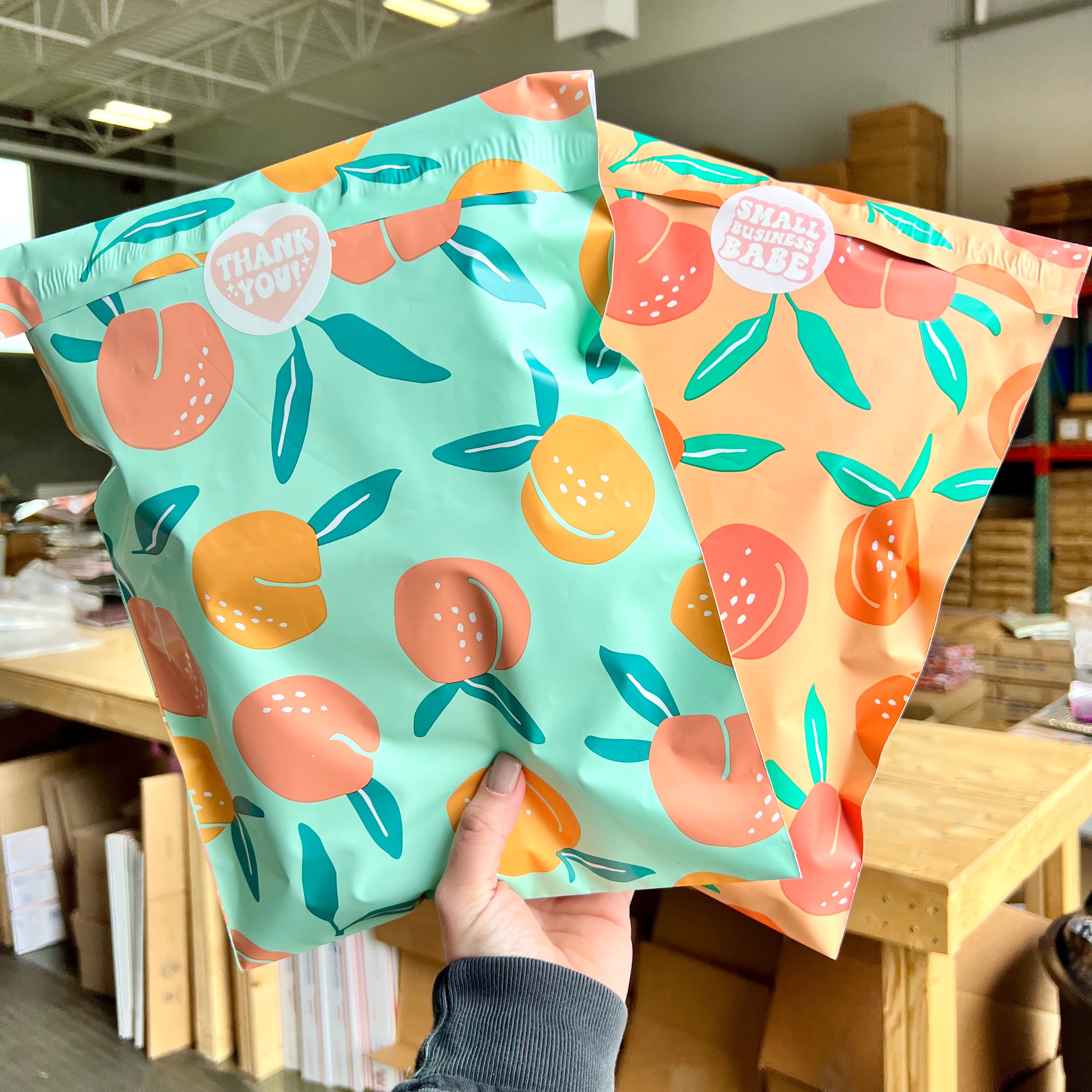 Stay Peachy Poly Mailer