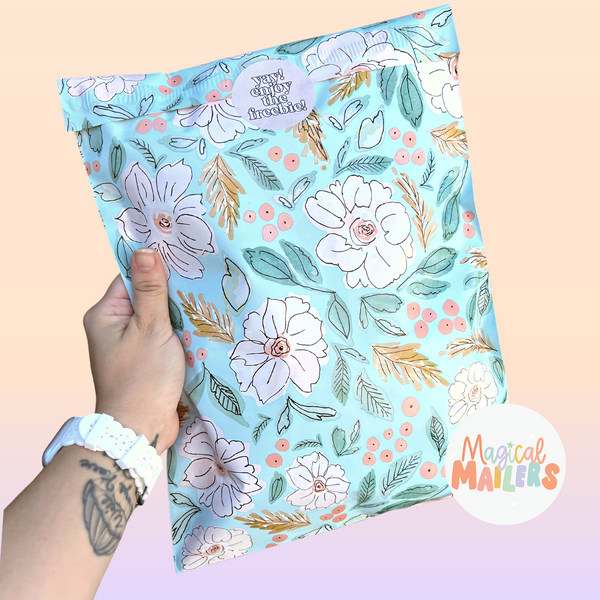 ⭐️IMPERFECT ⭐️ Indy Bloom Blue Poly Mailer