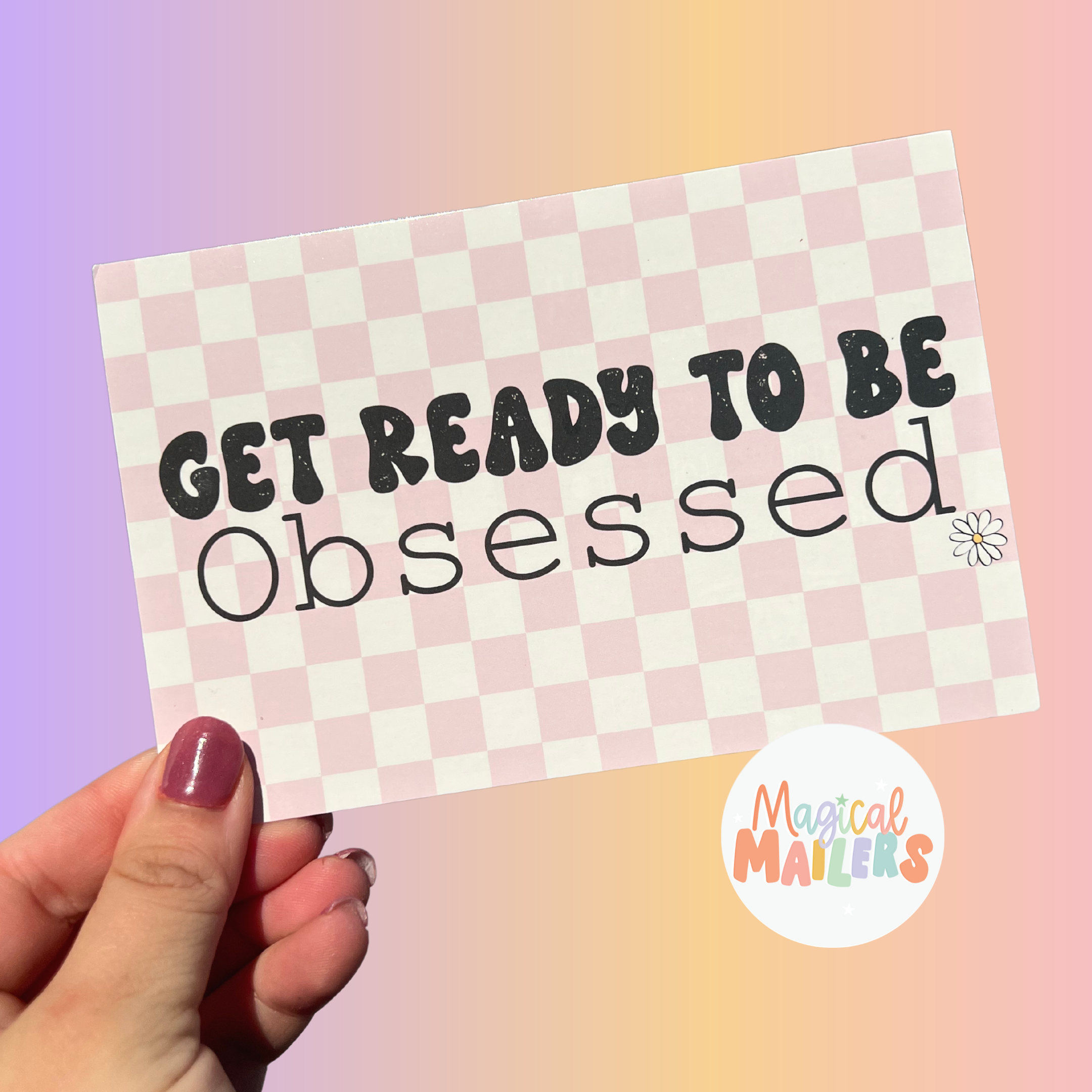 "Obsessed" Insert Card