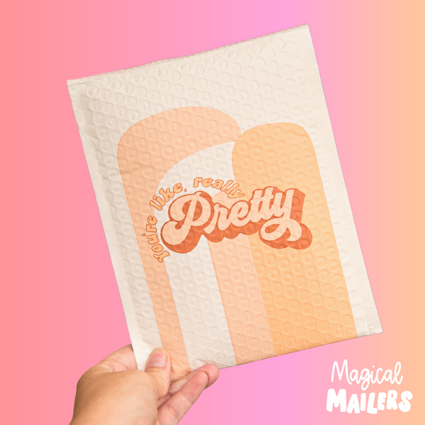 ⭐️IMPERFECT⭐️ You're Really Pretty BUBBLE MAILERS