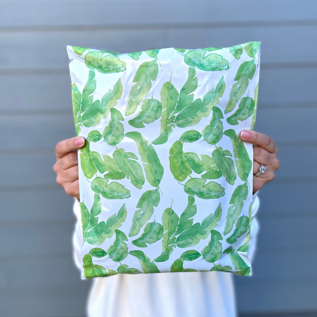 ⭐️IMPERFECT⭐️ Banana Leaf Poly Mailer