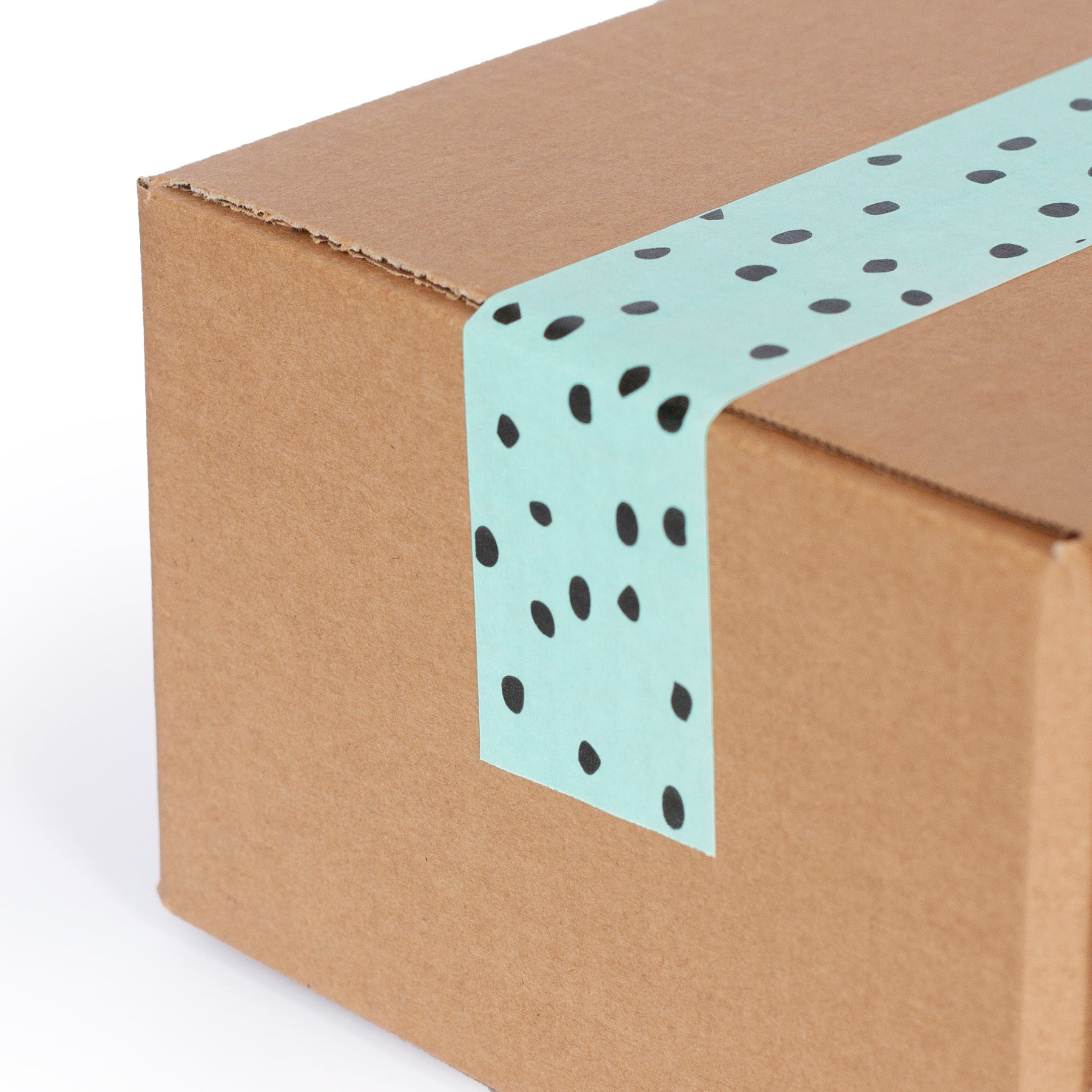 Paper Tape - Mint with Black Polka Dots - Magical Mailers